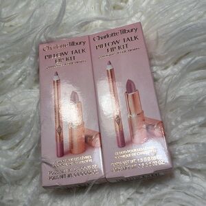 CHARLOTTE TILBURY PILLOW TALK LIP KIT MINI SET X2